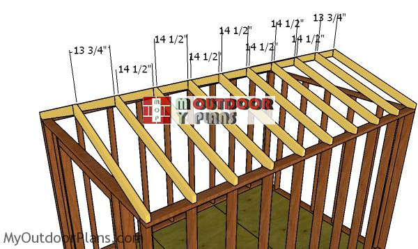 Fitting-the-trusses-8x12-cheap-shed