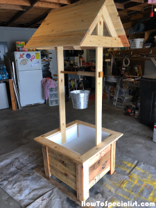 Building-a-wishing-well-planter