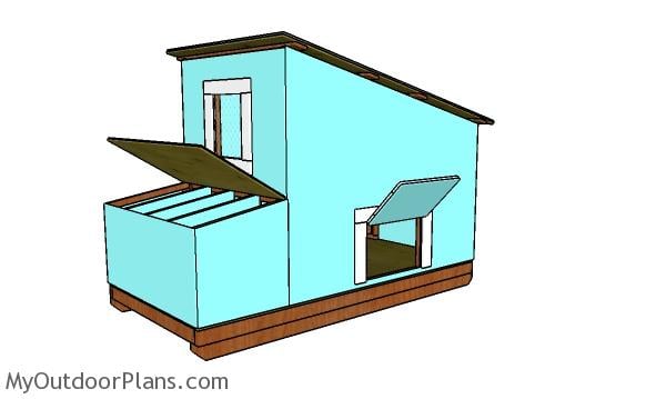 Free Chicken Coop with Run Plans