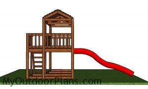 Outdoor Fort Plans - side view
