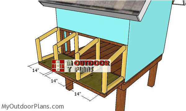 Side Nesting Box for a 4x4 Coop Plans | MyOutdoorPlans