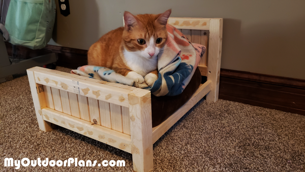 diy farmhouse cat bed myoutdoorplans free woodworking