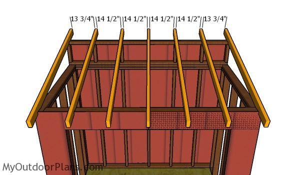 5x8 Lean to Shed Roof Plans | MyOutdoorPlans | Free 