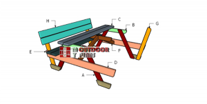 How-to-build-a-6-ft-picnic-table-with-backrests