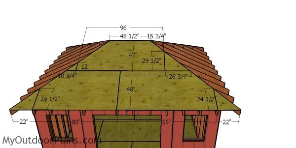 12x16 hip roof for pavilion plans myoutdoorplans free