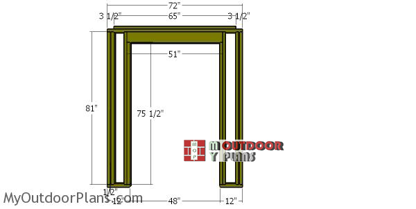 Front-wall-frame---6x4-shed