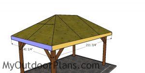 Roof trims for the 10x16 gazebo