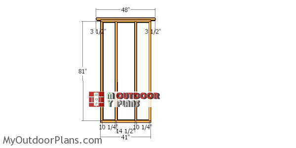 Side-wall-frame---6x4-shed