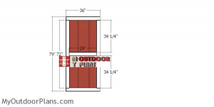 Building-the-door-4x12-shed