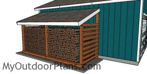 How to build a firewood shed