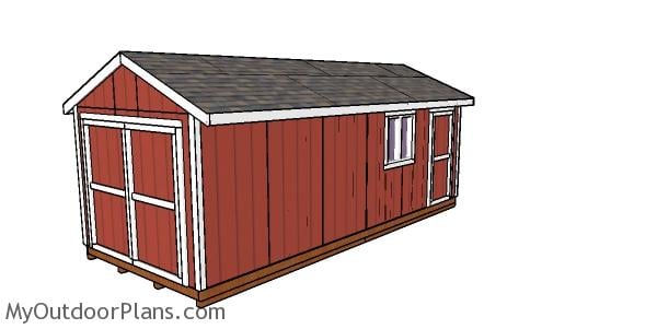 10×24 Shed – Free DIY Gable Plans