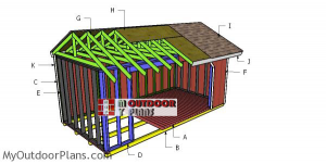 Building-a-8x16-firewood-shed