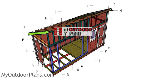 Building-a-8x20-lean-to-shed