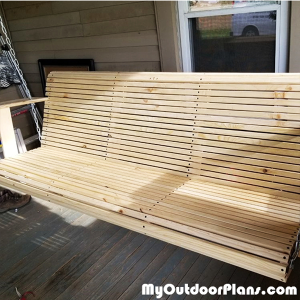Porch Swing Bench - DIY Project