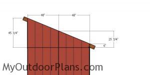 Lean to side siding panels