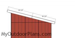 Side roof trims