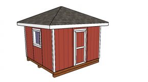 12×12 Hip Roof Shed – Free DIY Plans