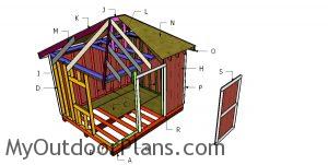 Building a 10x12 hip roof shed