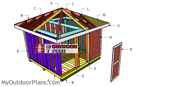Building-a-12x12-hip-roof-shed