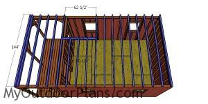 Ceiling joists for 12x22 cabin