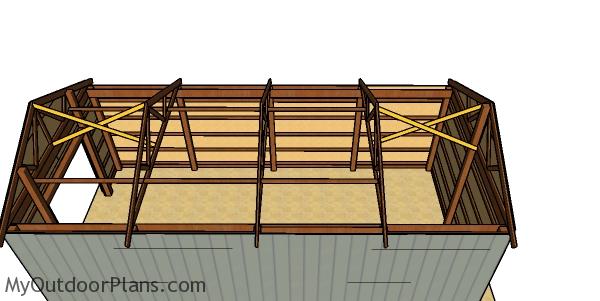 16x32 Pole Barn Roof Plans | MyOutdoorPlans | Free 