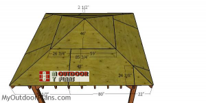 Fitting-the-roofing-sheets---12x12-hip-gazebo