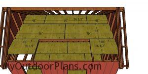 Floor sheets - loft for the dormer