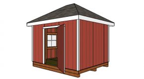 10×12 Shed with Hip Roof – Free DIY Plans
