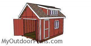 How to build a shed with dormer