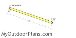 Side roof trims - 12x16 shed