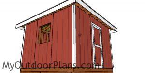 Side trims - 12x12 shed