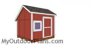 10x10 saltbox shed plans