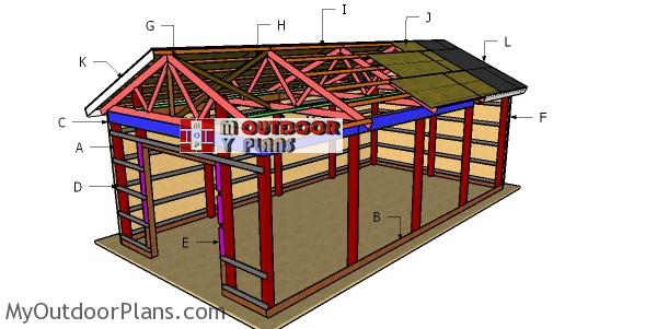 Building-a-16x32-pole-barn