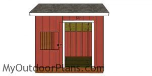 Door jambs - 10x10 saltbox shed