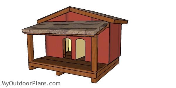 Double Cat House with Insulation Plans