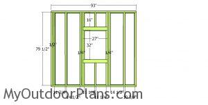 Front wall partition 2