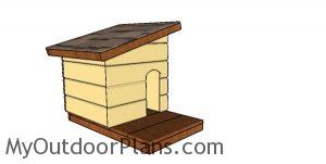 Insulated cat house plans