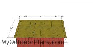 Roof sheets for shed 2