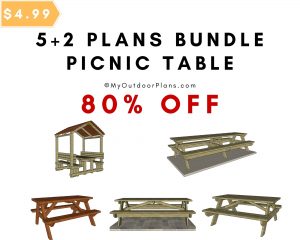 5+2 Bundle Picnic Table