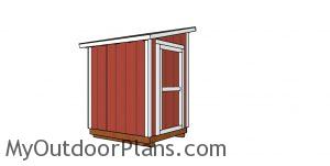 5x6 lean to shed - free diy plans
