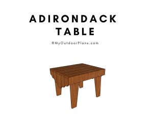 Adirondack Table