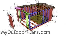 Building a 6 ft short shed