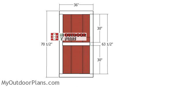 Door-for-shed