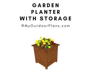Planter with storage