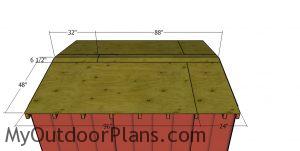 Roof sheets - 8x10 short shed