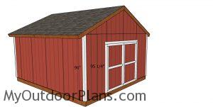 Corner trims - 16x18 shed