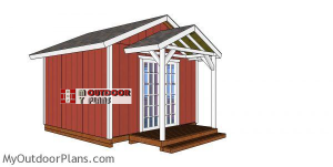 12x12-she-shed-with-gable-roof-and-porch-plans