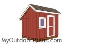 8x10 saltbox shed plans