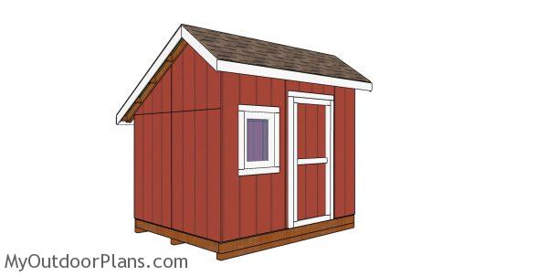 8x10 saltbox shed plans