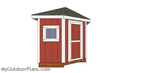 Build a 8x8 corner shed